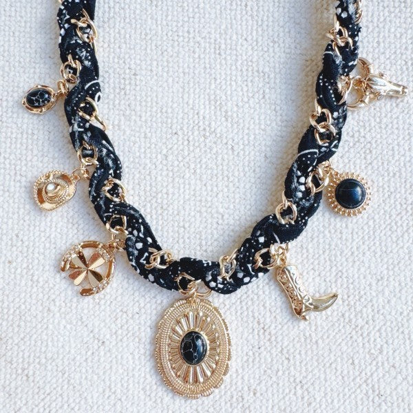 Wild West Desert Charm Scarf Necklace Shop Style & More | Fresh Looks, Everyday Deals & Free Shipping