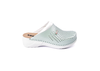 Pandora III by LEON- Women’s Leather Clogs- Gel Insole & Perforated Leather for Breathability LEON Footwear USA