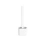 Creative Wall-Mounted Cracked Soft Glue Long Handle Imitation Silicone Toilet Brush Set Household Toilet Cleaning Brush