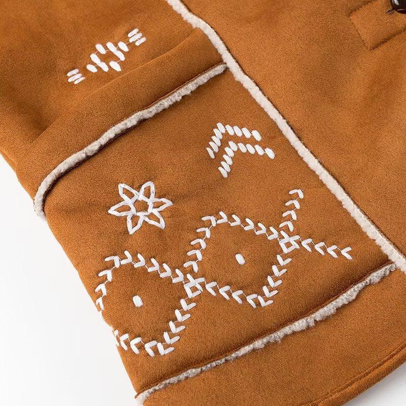 Tribal Rancher Lambs Hair Jacket - Warm, Cozy, & Stylish Cowgirl Outerwear Country in My Heart