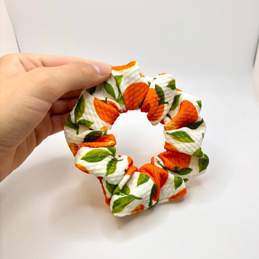 Mini Orange Summer Bullet Scrunchie Enchanted Scrunch