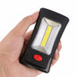 2-Modes COB LED Magnetic Working Folding Hook Hanging Lamp Torch Linternas  Flashlight Handy Lighting Use 3x AAA