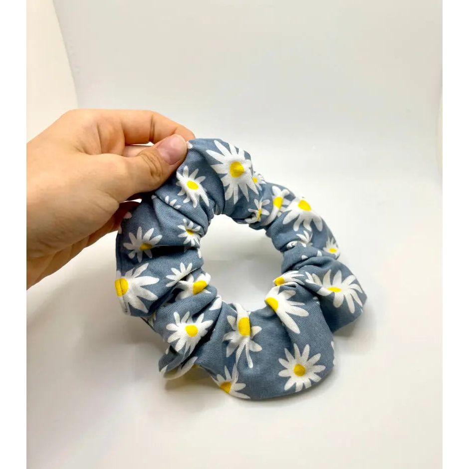 Mini Blue Daisy Scrunchie Enchanted Scrunch