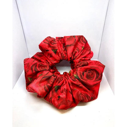 Red Roses Scrunchie Enchanted Scrunch
