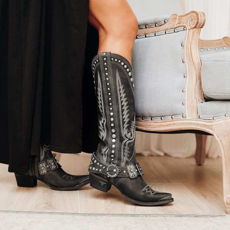 Women’s Custom Embellished Cowgirl Boots Country in My Heart