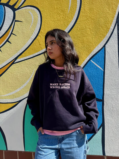 Anti-Rac*sm Navy Sweatshirt JZD