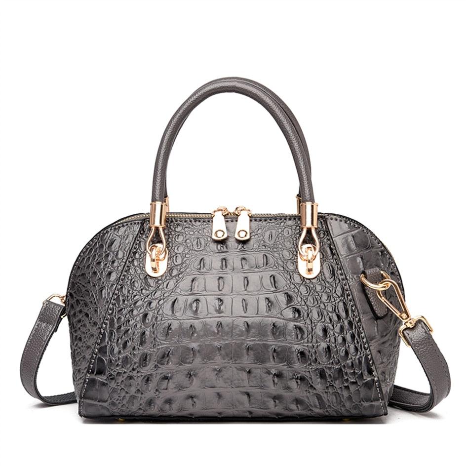 Crocodile Pattern Messenger Shoulder Bag – Stylish Cowgirl Bag for Any Occasion Country in My Heart