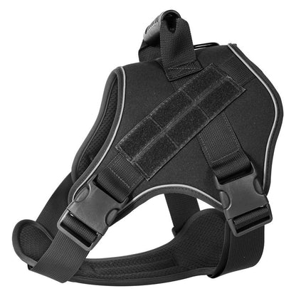 Tactical dog vest: for large dogs (German Shepherd, Golden Retriever) – training, military-style accessories.
