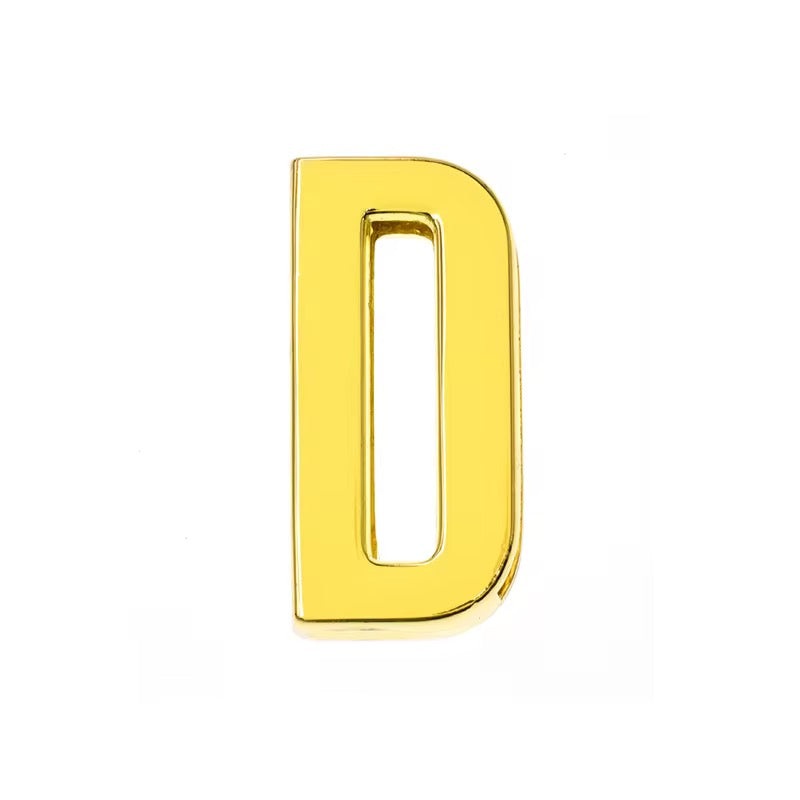 Scarf Slide Letters – 30mm – 14K Gold Non Tarnish Deep South Originals
