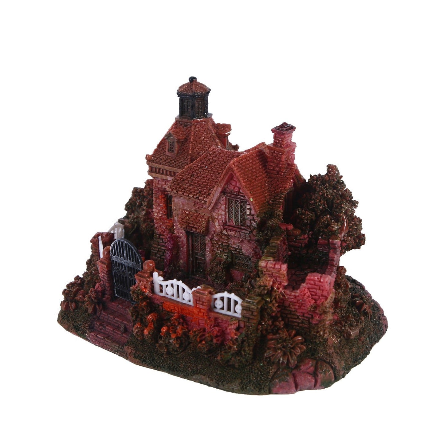 Red House Crawler Toy Avoidance House Fish Tank Decoration