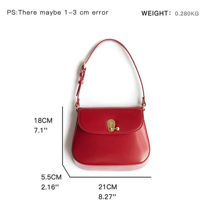 Luxury Retro Cowgirl Saddle Bag | Genuine Leather Brown Handbag Country in My Heart
