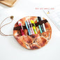 Stationery box fun pancake man student personality pencil case simulation pencil storage box