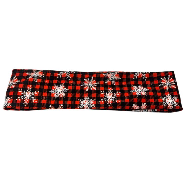 Snowflake Plaid Headband Enchanted Scrunch