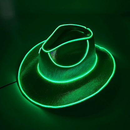 Glowing Neon Cowboy Hat ViralGalleria.com