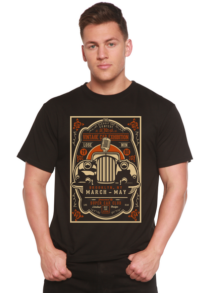 Vintage Car Spun Bamboo® Men's Bamboo Viscose/Organic Cotton Short Sleeve Graphic T-Shirt Spun Bamboo