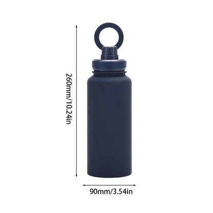 Insulated Water Bottle with Phone Mount ViralGalleria.com
