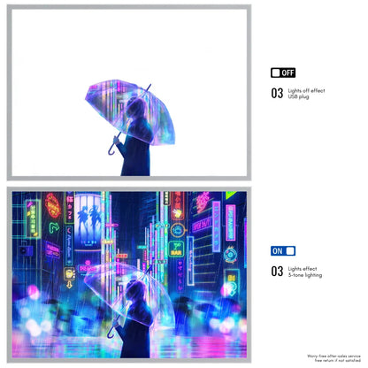 Anime Cyberpunk LED Night Light ViralGalleria.com