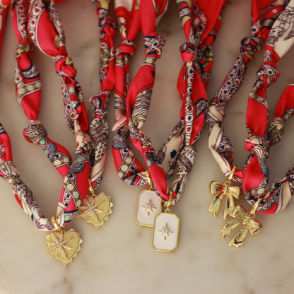 Rodeo Rose Scarf Necklace Deep South Originals