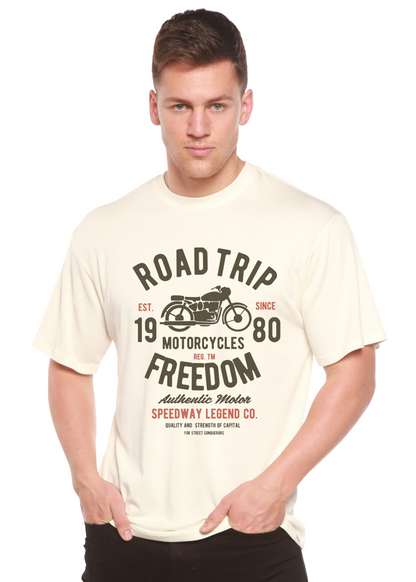 Road Trip Spun Bamboo® Men's Bamboo Viscose/Organic Cotton Short Sleeve Graphic T-Shirt Spun Bamboo
