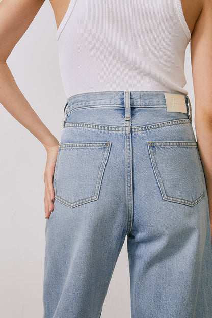 Queens Of Noise High Rise Barrel Jeans HJ026 [FINAL SALE] Hey Joanie