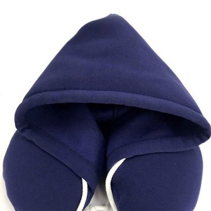 Hooded Travel Neck Pillow ViralGalleria.com