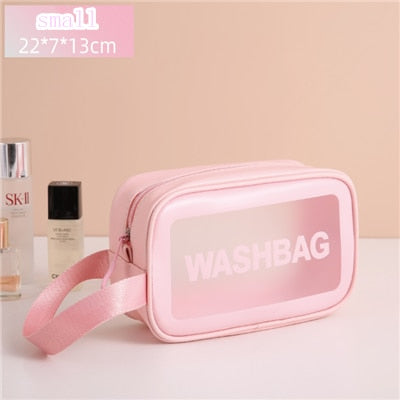 Portable Transparent Waterproof Travel Wash & Makeup Bag ViralGalleria.com