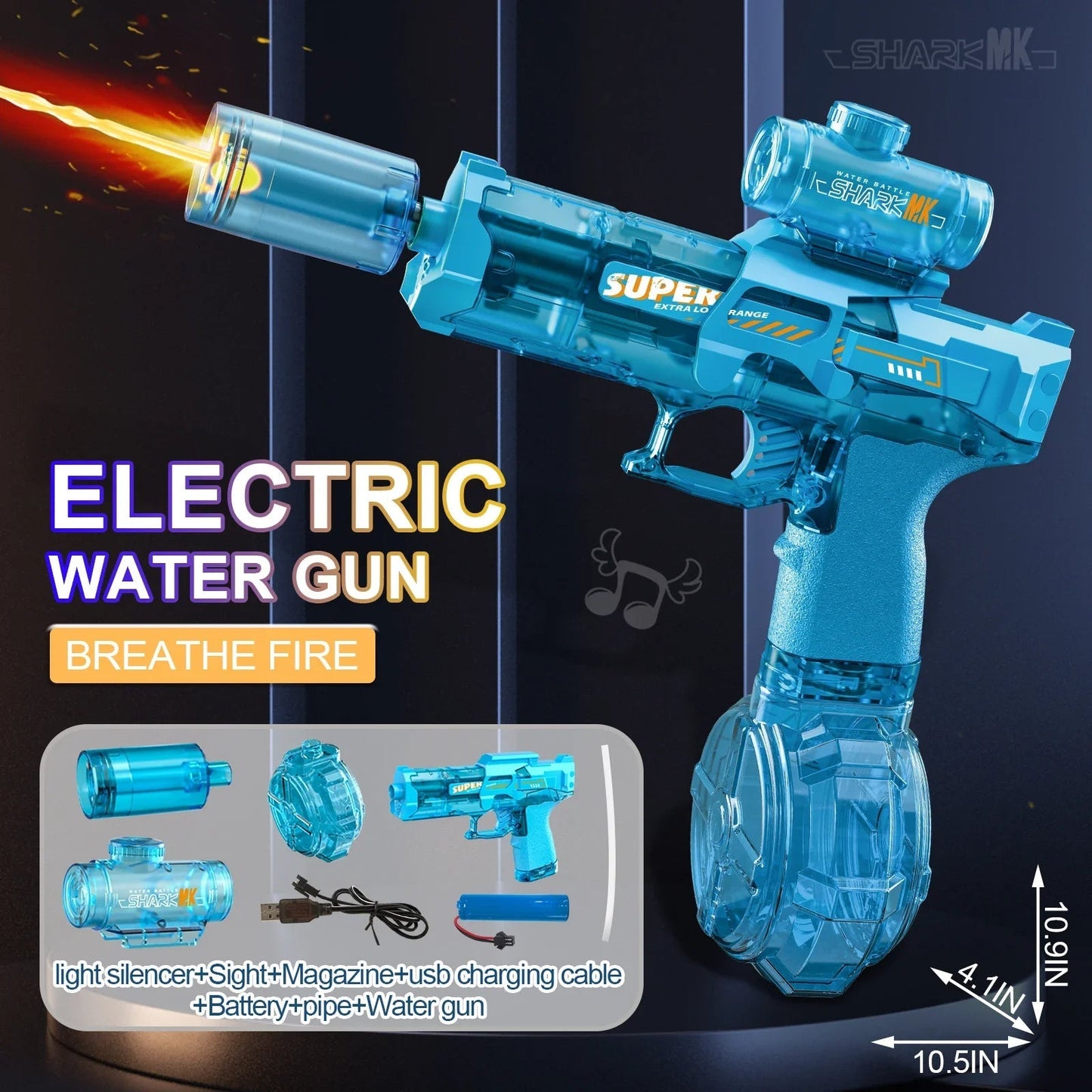 Glow LED Water Gun ViralGalleria.com