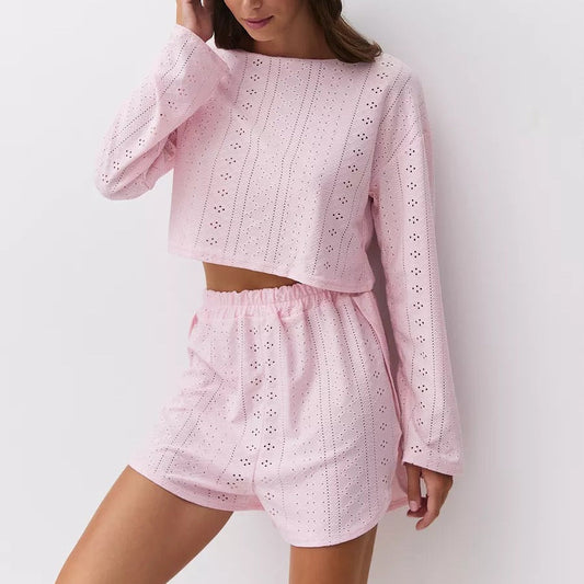 Women’s Slim-Fit Loose Suit Two Piece Shorts Set FitiqueFit