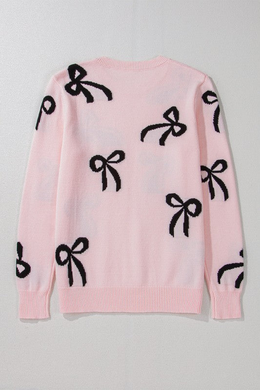 Bow Knit Crewneck Sweater Shop Style & More | Fresh Looks, Everyday Deals & Free Shipping