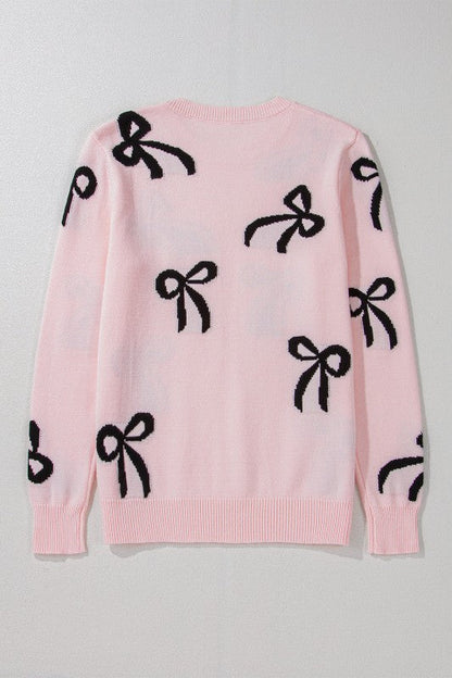 Bow Knit Crewneck Sweater Shop Style & More | Fresh Looks, Everyday Deals & Free Shipping