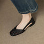 Women’s Fashion Mesh Breathable Low-Heel Versatile Sandals FitiqueFit