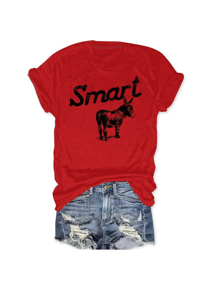 Women's Round Neck Short Sleeve T-Shirt - Casual Summer Top FitiqueFit