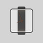 Nordic Wall Lamp Bedroom Bedside Lamp Clock Modeling Lamp