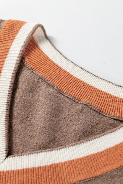Scarlett Striped Trim Varsity Sweater Shop Style & More | Fresh Looks, Everyday Deals & Free Shipping