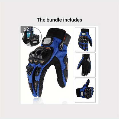Suitable For Motorcycles, Road Bikes, Off-road Motorcycles, Spring, Summer, Autumn, And Winter Unisex Finger Touch Screen Gloves For Men And Women, Breathable Cycling Gloves, Motorcycle Gloves, Bicycle Gloves. NovaCart