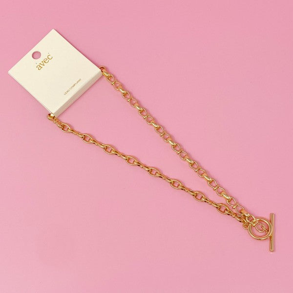 Luxe Chain Toggle Closure Necklace Shop Style & More | Fresh Looks, Everyday Deals & Free Shipping