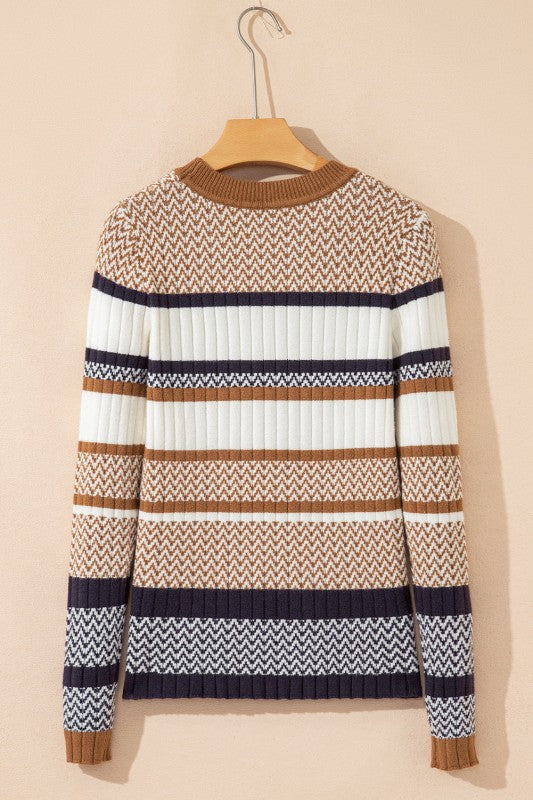Avery Ribbed Trim Slim Sweater Shop Style & More | Fresh Looks, Everyday Deals & Free Shipping