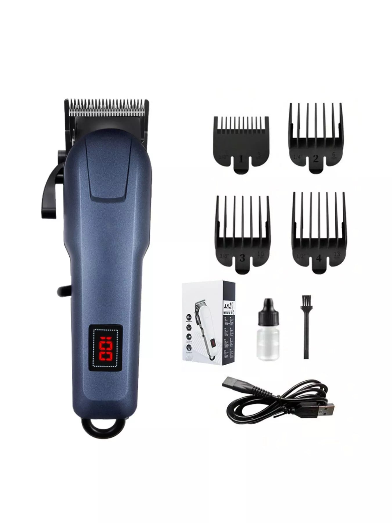 Cordless Hair Clipper with LED Display New Era Fashion LLc