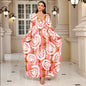 Fashion Personalized Cotton Printed Beach Dress Women Grayceful LLC