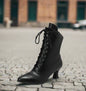 Women’s High Heel Martin Boots – British Style Motorcycle Fashion FitiqueFit