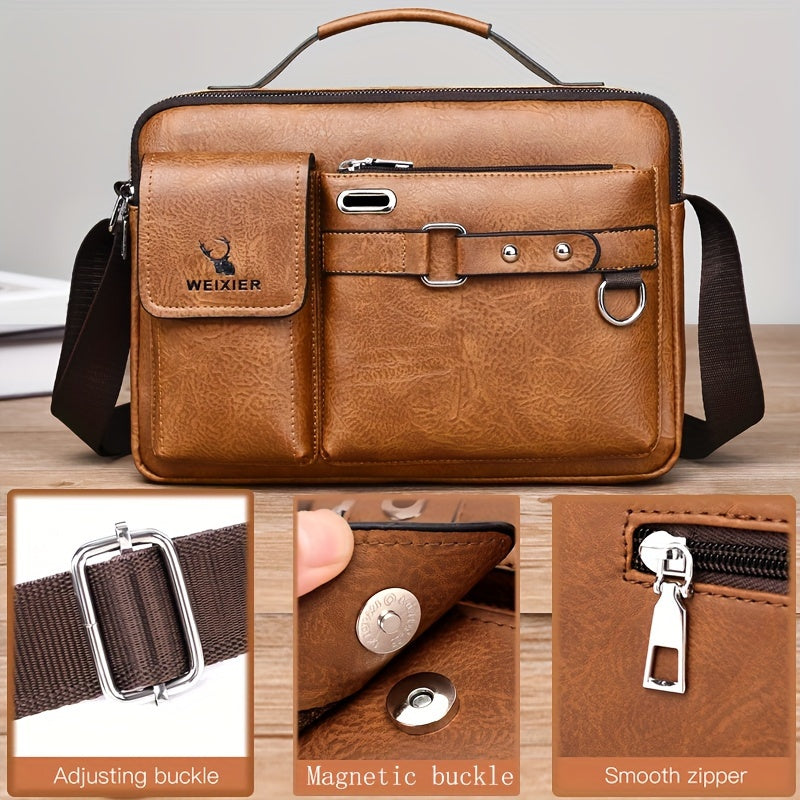 Men's Single-Shoulder Bag, Crossbody Bag, Business Messenger Bag, Shoulder Bag, Handbag, Casual Bag for Men NovaCart