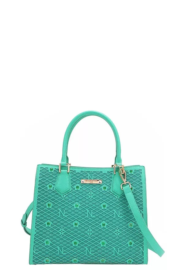 Nicole Lee USA Structured Tote Bag West2East Surf