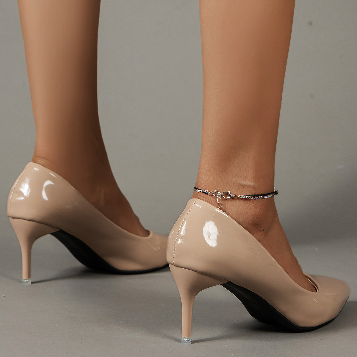 Women's Solid Color Stiletto Heels, Elegant Pointed Toe Work Pumps, Lightweight Dress Pumps NovaCart