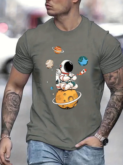 Men’s Astronaut Graphic Shirt FitiqueFit