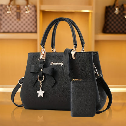 [Elegant Crossbody Handbag] Trendy Elegant Women's Crossbody Handbag | Fashionable Solid Color Design with Adjustable Strap, Zipper Closure & Coin Purse NovaCart