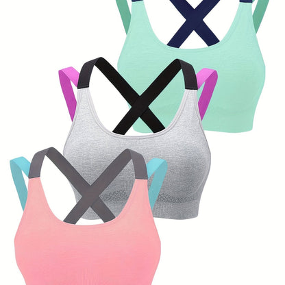 Summer Outer Wear Beautiful Back No Steel Ring Vest Type Sleep Sports Underwear Female Yoga Running Fitness Sports Bra Thin NovaCart
