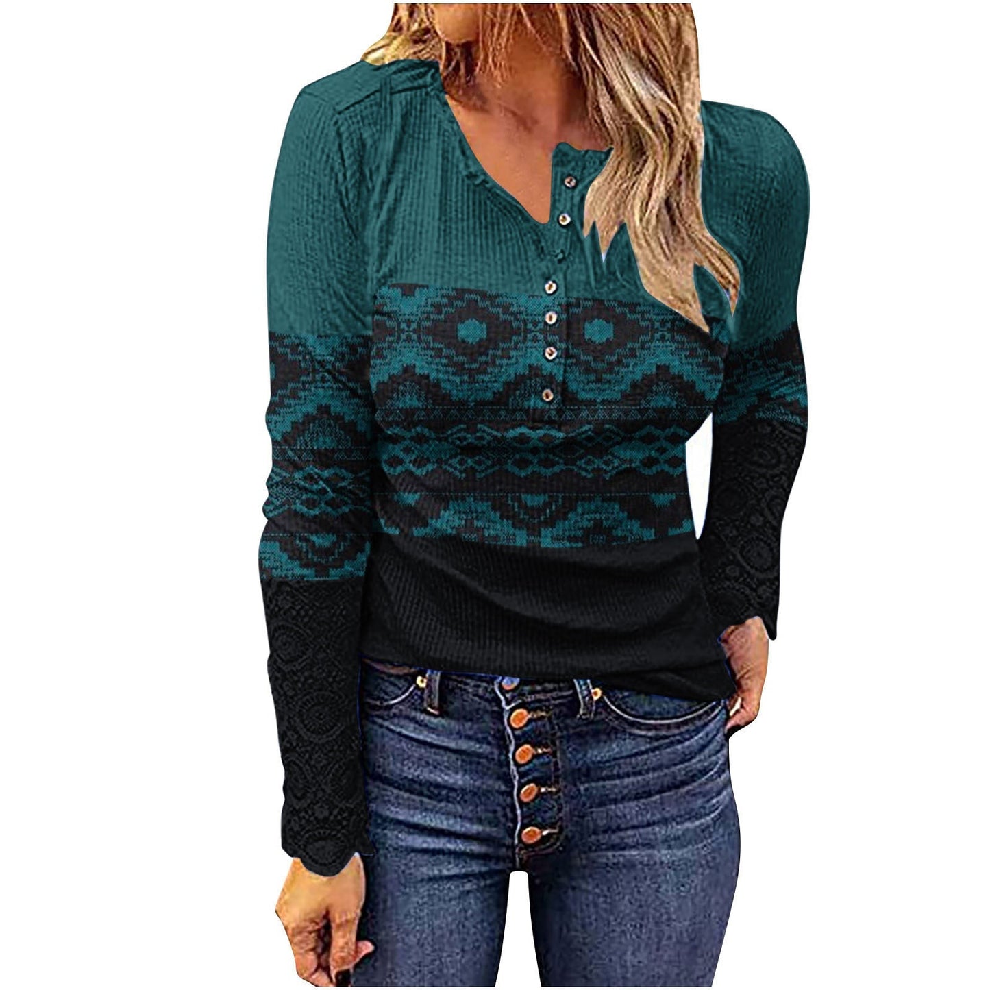 Desert Sunset Cowgirl Knit Top Country in My Heart