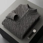 Jacquard Double-strand Thickened Long-sleeved Sweater Grayceful LLC