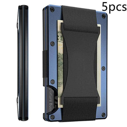 Carbon Fiber Wallet - RFID Blocking Metal Card Holder SmartPursue™
