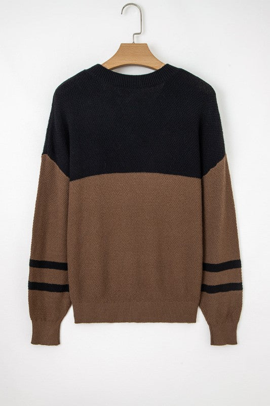 Colorblock Stripe Long Sleeve Sweater Shop Style & More | Fresh Looks, Everyday Deals & Free Shipping